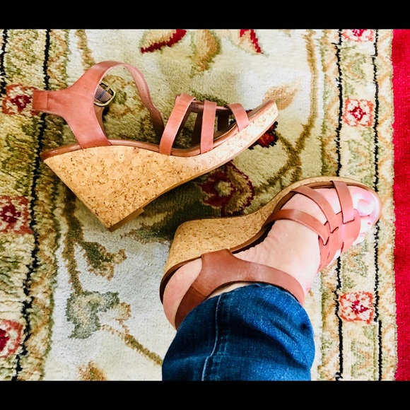 Lucky brand woman’s wedges brown ❤️ - Picture 2 of 8